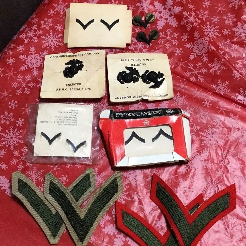 Various Marine Corps emblem from New Orleans estate sale